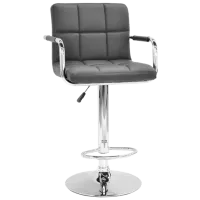 Барный стул Deco SB-042 Экокожа/ Металл/ Grey