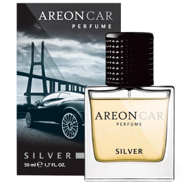 Ароматизатор для авто Areon Perfume New Silver/ 50 мл/ спрей photo 1 Ароматизатор для авто Areon Perfume New Silver/ 50 мл/ спрей photo 1
