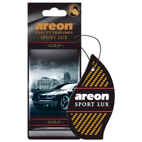 Ароматизатор для авто Areon Sport Lux Gold/ на зеркале photo 1 Ароматизатор для авто Areon Sport Lux Gold/ на зеркале photo 1