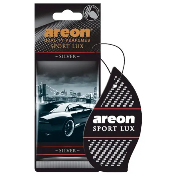 Ароматизатор для авто Areon Sport Lux Silver/ на зеркале photo 1 Ароматизатор для авто Areon Sport Lux Silver/ на зеркале photo 1