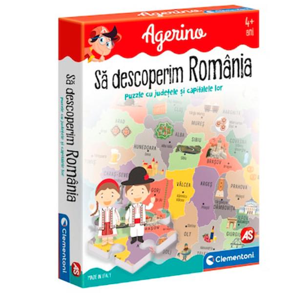 Настольная игра Clementoni Sa descoperim Romania 4+/ Развитие photo 1
