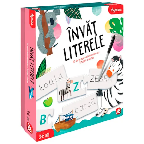 Настольная игра Agerino Invat Literele 3+/ Развитие photo 1