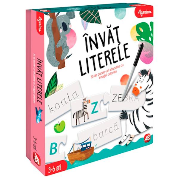 Настольная игра Agerino Invat Literele 3+/ Развитие photo 1