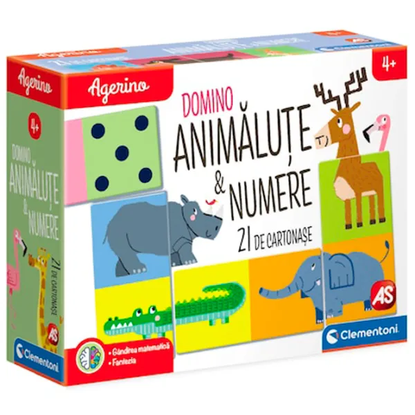 Joc de masă Clementoni Domino Numere si Litere 4+/ Dezvoltare photo 1