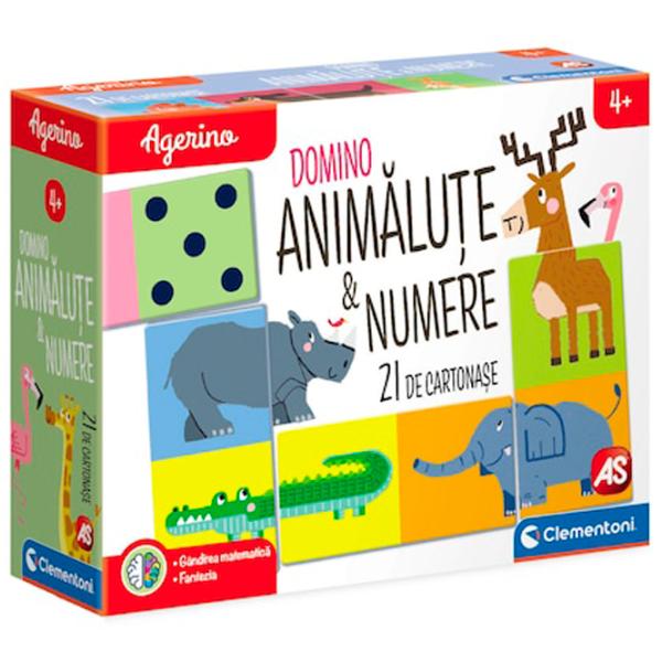 Joc de masă Clementoni Domino Numere si Litere 4+/ Dezvoltare photo 1