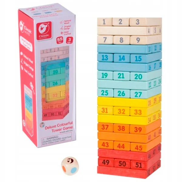 Настольная игра Classic World Jenga 3+/ Развитие photo 1
