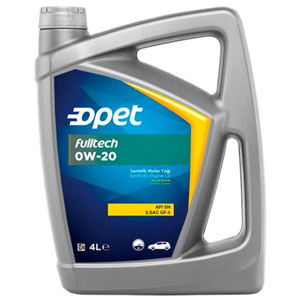 Моторное масло Opet Fulltech 0W-20 4L 0W-20 4 л синтетическое photo 1