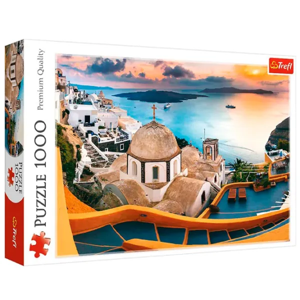 Пазл 2D Trefl Fairytale Santorini 14+/ Количество деталей: 1000 photo 1