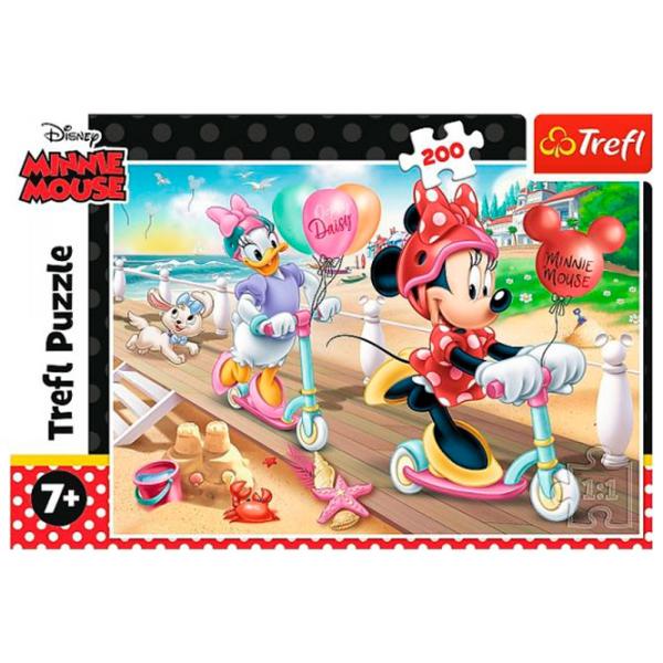 Puzzle 2D Trefl Minnie Mouse 6+/ Numărul de piese: 200 photo 1