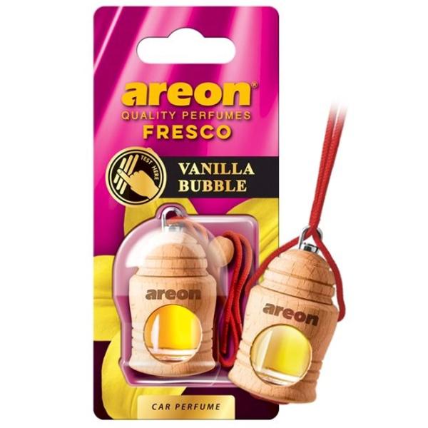 Aromatizator auto Areon Fresco Vanilla Bubble/ 4 ml/ pe oglindă photo 1