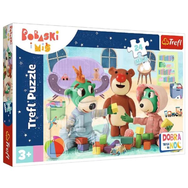 Пазл 2D Trefl Maxi - Good night, Trefliks for the night 3+/ Количество деталей: 24 photo 1