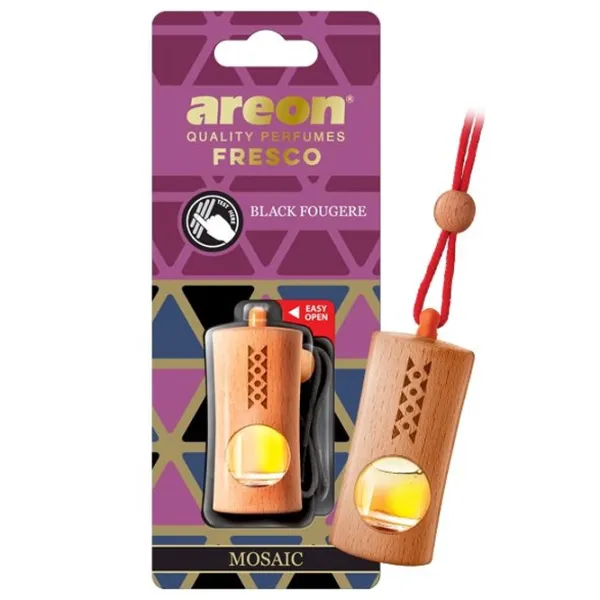 Aromatizator auto Areon Fresco Mosaic Black Fougere/ 4 ml/ pe oglindă photo 1