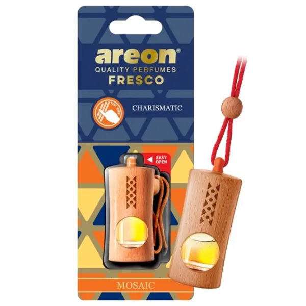 Aromatizator auto Areon Fresco Mosaic Charismatic/ 4 ml/ pe oglindă photo 1