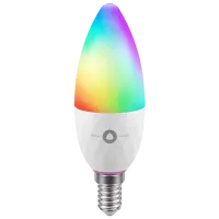 Умная лампочка светодиодная Yandex YNDX-00017 E14/ 4.8 Вт/ 6500 К/ 430лм/ RGB