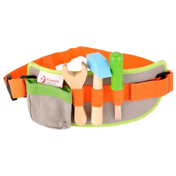 Jucărie din lemn Classic World Tool Belt 3+/ Dezvoltare photo 1