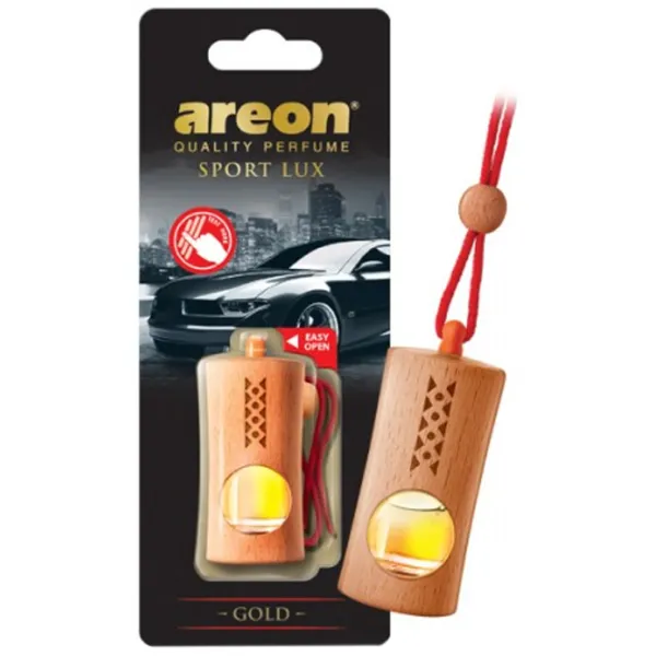 Ароматизатор для авто Areon Fresco Sport Lux Gold/ 4 ml/ на зеркале photo 1 Ароматизатор для авто Areon Fresco Sport Lux Gold/ 4 ml/ на зеркале photo 1