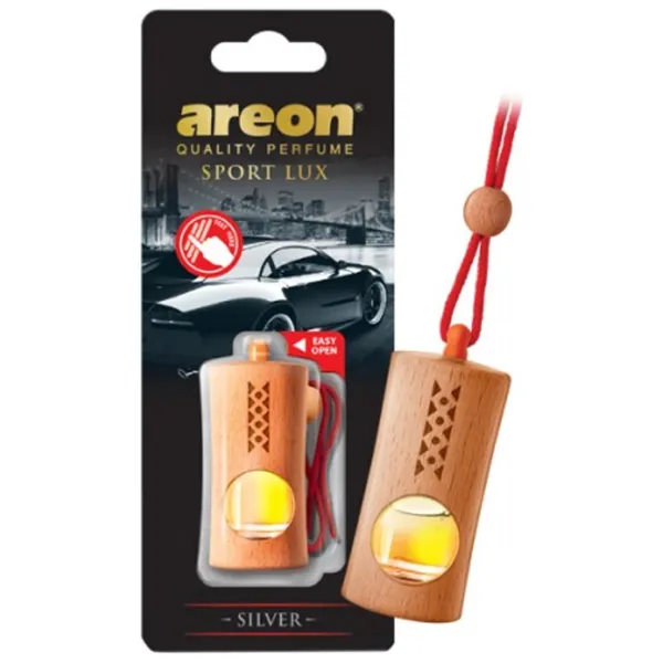 Ароматизатор для авто Areon Fresco Sport Lux Silver/ 4 ml/ на зеркале photo 1 Ароматизатор для авто Areon Fresco Sport Lux Silver/ 4 ml/ на зеркале photo 1