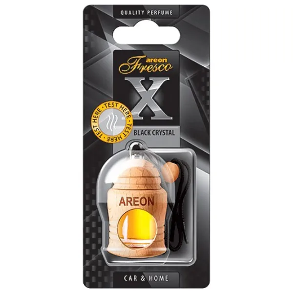 Ароматизатор для авто Areon Fresco X Black Crystal/ 4 ml/ на зеркале photo 1 Ароматизатор для авто Areon Fresco X Black Crystal/ 4 ml/ на зеркале photo 1
