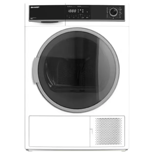 Mașină de uscat rufe SHARP KD-HHH0S7EW21-EE 10 kg/ White photo 1