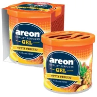 Ароматизатор для авто Areon Gel Can Blister Tutti Frutti/ 85 мл/ в подстаканник, под сиденье