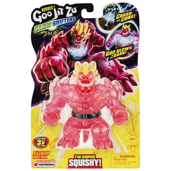 Фигурки Goojitzu Glow Shifters Blazagon Hero Pack 4+/ Розовый photo 1