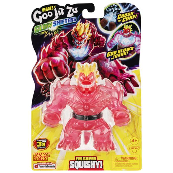 Фигурки Goojitzu Glow Shifters Blazagon Hero Pack 4+/ Розовый photo 1