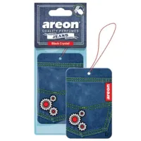 Ароматизатор для авто Areon Jeans Black Crystal/ на зеркале