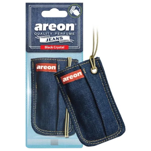 Ароматизатор для авто Areon Jeans Black Crystal/ на зеркале photo 1