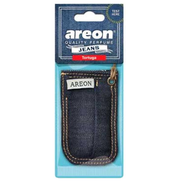 Ароматизатор для авто Areon Jeans Tortuga/ на зеркале photo 1 Ароматизатор для авто Areon Jeans Tortuga/ на зеркале photo 1