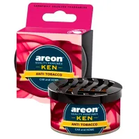 Ароматизатор для авто Areon Ken Anti Tabacco/ в подстаканник, под сиденье