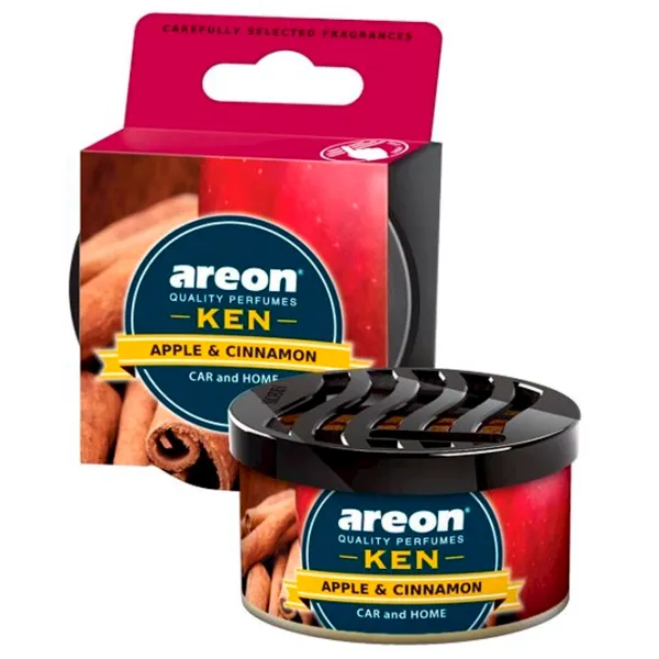 Ароматизатор для авто Areon Ken Apple&Cinnamon/ в подстаканник, под сиденье photo 1 Ароматизатор для авто Areon Ken Apple&Cinnamon/ в подстаканник, под сиденье photo 1