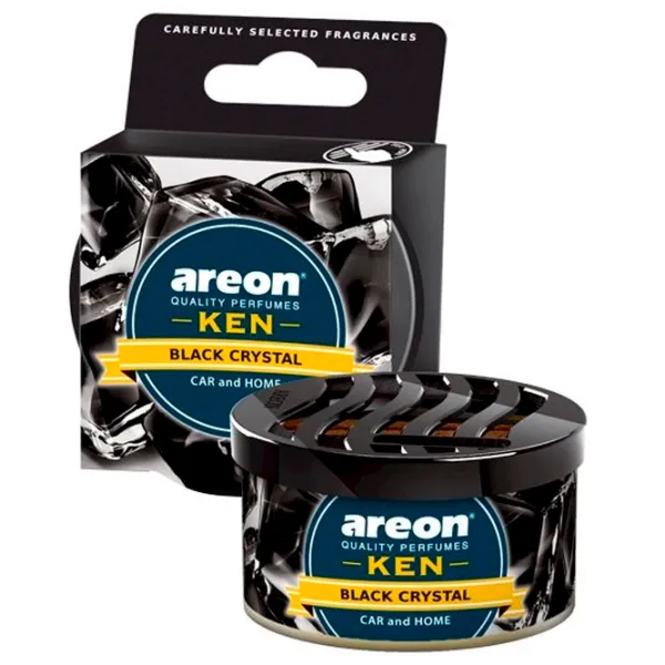 Aromatizator auto Areon Ken Black Crystal/ în suportul pentru pahare, sub scaun photo 1