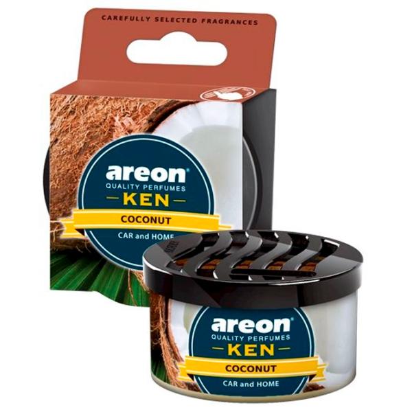 Ароматизатор для авто Areon Ken Coconut/ в подстаканник, под сиденье photo 1 Ароматизатор для авто Areon Ken Coconut/ в подстаканник, под сиденье photo 1