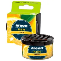 Ароматизатор для авто Areon Ken Лимон/ в подстаканник, под сиденье