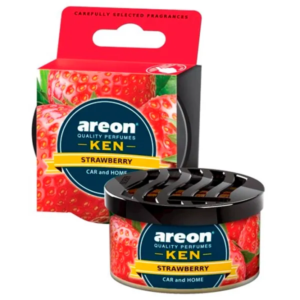 Ароматизатор для авто Areon Ken Strawberry/ в подстаканник, под сиденье photo 1 Ароматизатор для авто Areon Ken Strawberry/ в подстаканник, под сиденье photo 1