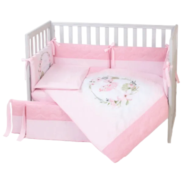 Lenjerie de pat pentru copii Veres Flamingo (2600000085731 ) Bumbac , hollofayber/ Pink Flamingo photo 1 Lenjerie de pat pentru copii Veres Flamingo (2600000085731 ) Bumbac , hollofayber/ Pink Flamingo photo 1