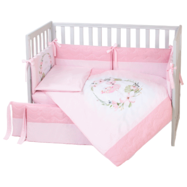 Lenjerie de pat pentru copii Veres Flamingo (2600000085731 ) Bumbac , hollofayber/ Pink Flamingo photo 1 Lenjerie de pat pentru copii Veres Flamingo (2600000085731 ) Bumbac , hollofayber/ Pink Flamingo photo 1