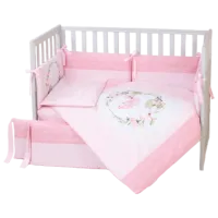 Lenjerie de pat pentru copii Veres Flamingo (2600000085731 ) Bumbac , hollofayber/ Pink Flamingo