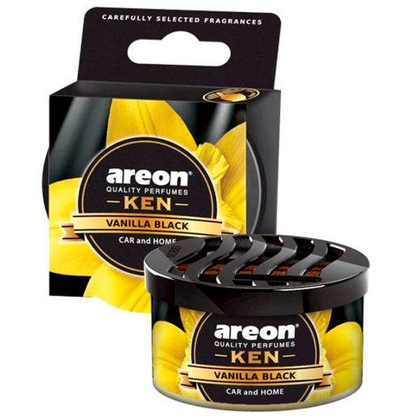 Ароматизатор для авто Areon Ken Vanilla Black/ в подстаканник, под сиденье photo 1 Ароматизатор для авто Areon Ken Vanilla Black/ в подстаканник, под сиденье photo 1