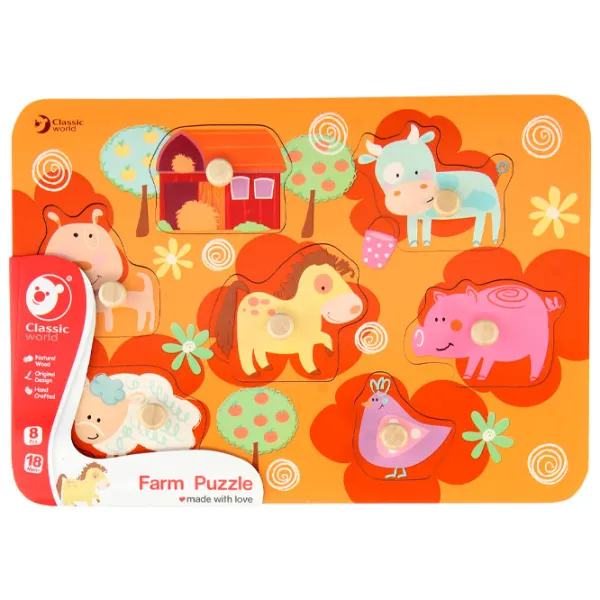 Joc de masă Classic World Farm Puzzle 1+/ Dezvoltare photo 1
