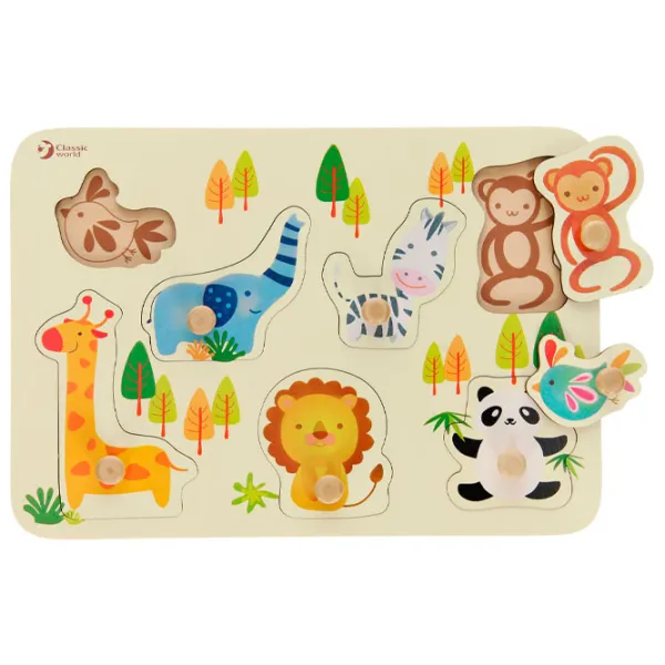 Настольная игра Classic World Zoo Puzzle 1+/ Развитие photo 1