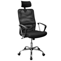 Офисное кресло DecoPrim 6020 Акриловая сетка/ Черный