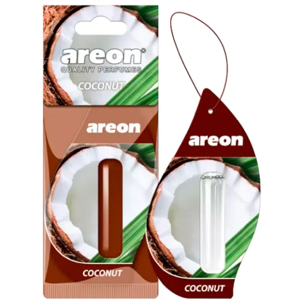 Ароматизатор для авто Areon Liquid Coconut/ 5 мл/ на зеркале photo 1