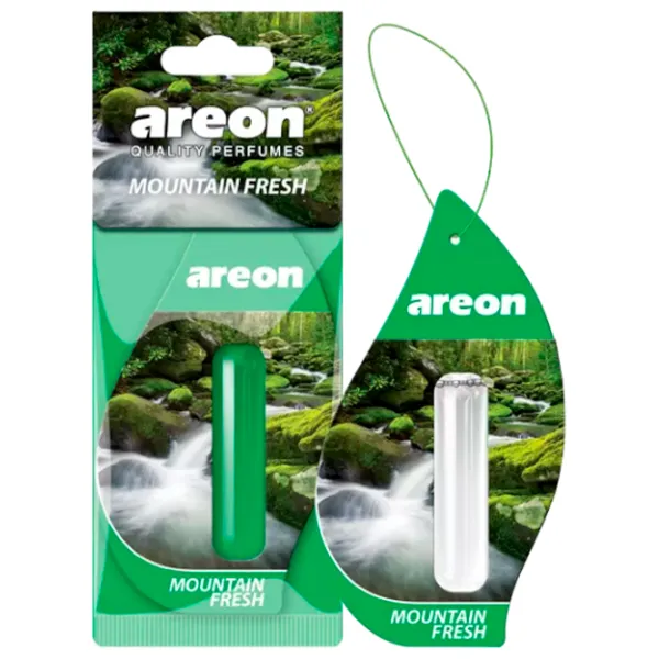 Ароматизатор для авто Areon Liquid Mountain Fresh/ 5 мл/ на зеркале photo 1 Ароматизатор для авто Areon Liquid Mountain Fresh/ 5 мл/ на зеркале photo 1