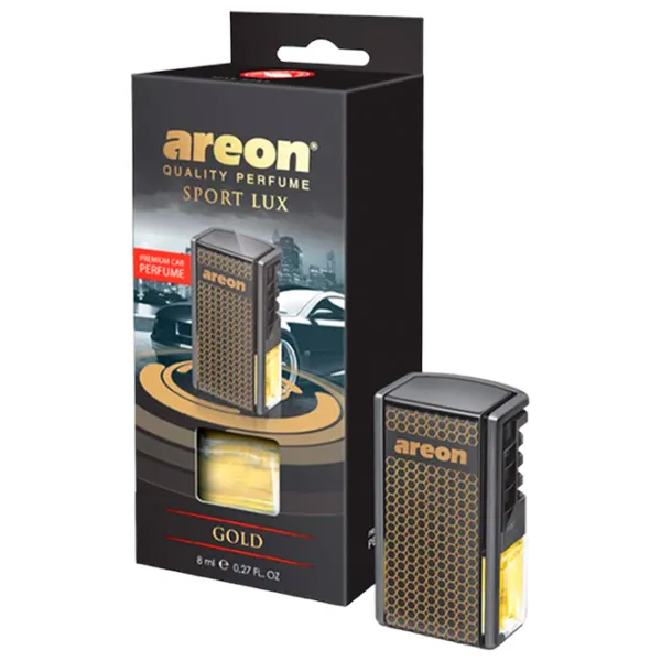 Ароматизатор для авто Areon Sport Lux Gold/ 8 мл/ спрей photo 1 Ароматизатор для авто Areon Sport Lux Gold/ 8 мл/ спрей photo 1