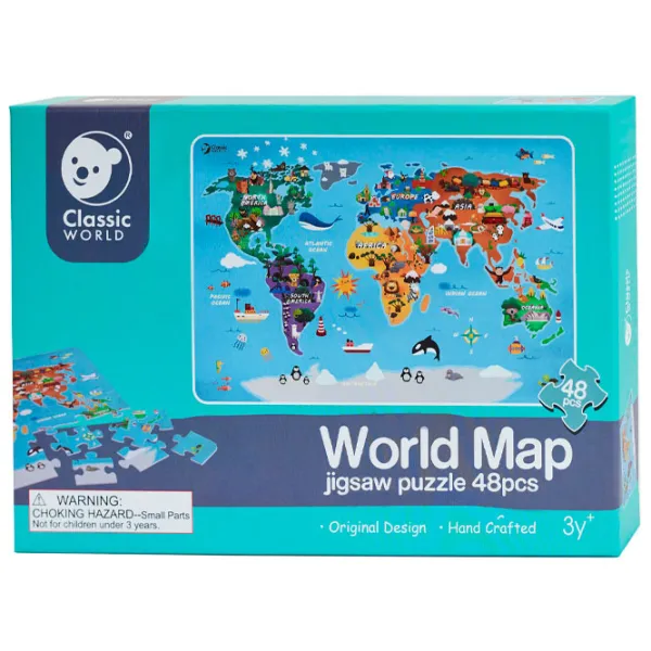 Настольная игра Classic World World Map 3+/ Развитие photo 1