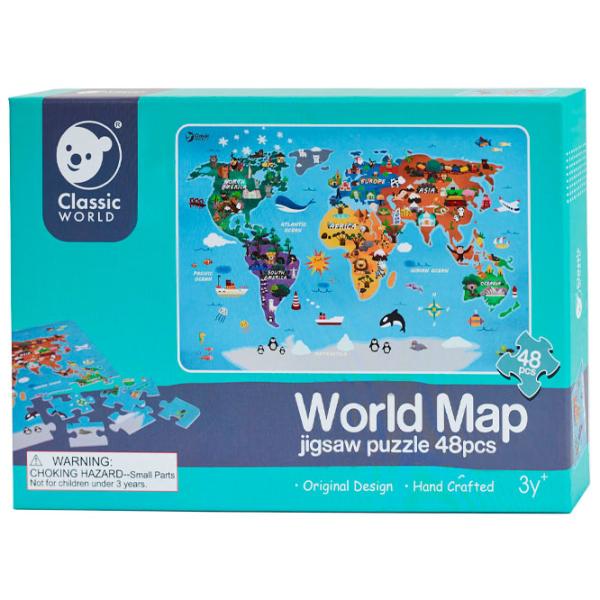Настольная игра Classic World World Map 3+/ Развитие photo 1