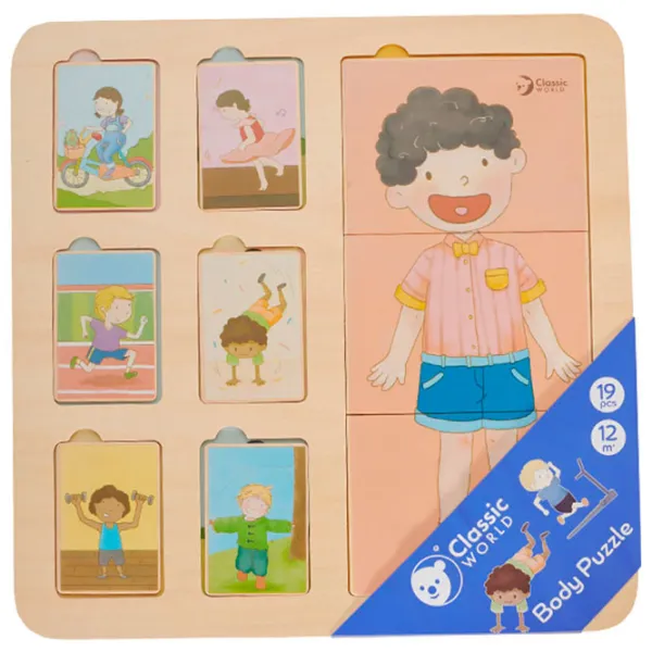 Joc de masă Classic World Body Puzzle 1+/ Dezvoltare photo 1