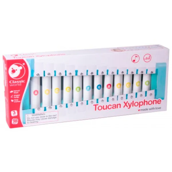Настольная игра Classic World Toucan Xylophone 3+/ Музыкальный инструмент photo 1