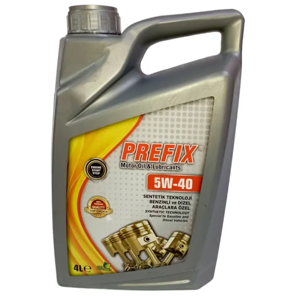 Моторное масло Prefix 5W-40 Syntetic Gasoline&Diesel 5W-40 5 л синтетическое photo 1 Моторное масло Prefix 5W-40 Syntetic Gasoline&Diesel 5W-40 5 л синтетическое photo 1